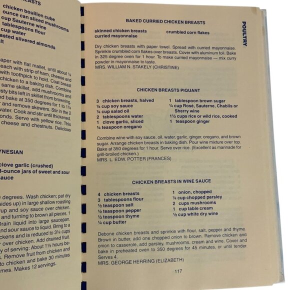 Golden Isles Cuisine 1978 Spiral-Bound Cookbook By Dot Gibson Publications - Picture 7 of 11